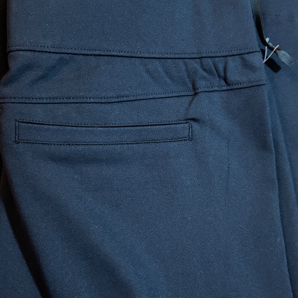 Mondetta women’s black pin tuck high rise SZ L pants pockets athletic NWT - Picture 9 of 10